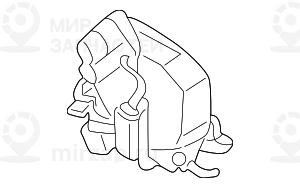 Замок с поворотной защелкой П Пд
 BMW 51218235104