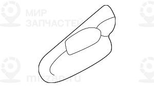 Прокладка ручки Л
 BMW 51218243629