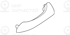 Ручка грунтованная Л
 BMW 51218257737