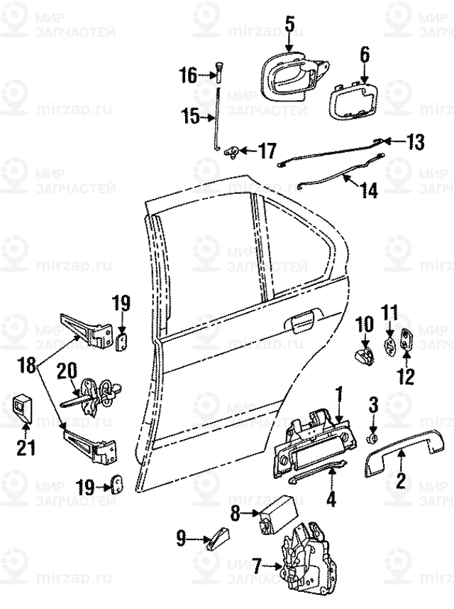 Запчасть BMW 51221960826
