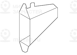 Заглушка ограничителя двери Л Зд
 BMW 51227176423
