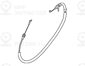 Bowdenzug Tьraussengriff Hinten
 BMW 51227409274