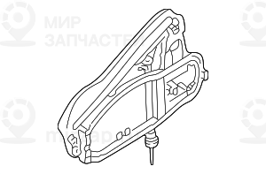 Держатель наружной ручки двери П Зд
 BMW 51228243636