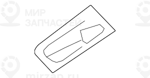 Накладка ручки прив.замка двери Л Зд
 BMW 51229112431