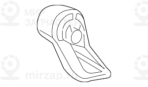 Hebel Frontklappenbetдtigung
 BMW 51237397999