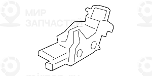 Schloss Frontklappe Links
 BMW 51237468347