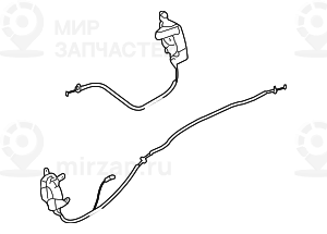 Замок багажной двери п нж
 BMW 51247351058
