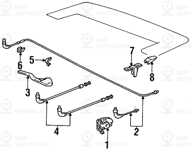 Приводной трос П
 BMW 51258164856