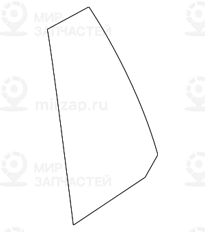 Стекло двери неподвижное Gruen Л
 BMW 51303332819