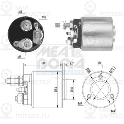 Запчасть MEAT & DORIA 46008