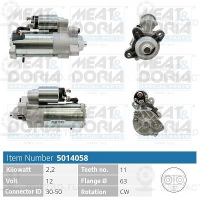 Запчасть MEAT & DORIA 5014058