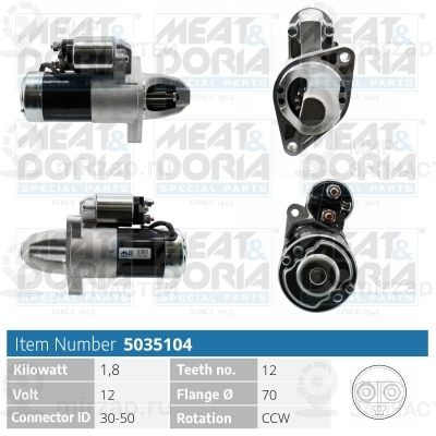 Запчасть MEAT & DORIA 5035104