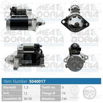 Стартер MEAT & DORIA 5040017
