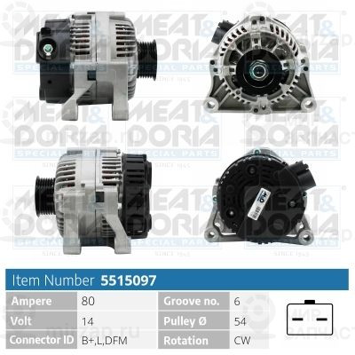 Генератор MEAT & DORIA 5515097