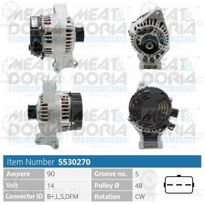 Генератор MEAT & DORIA 5530270