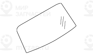 Заднее стекло Gruen с антенной
 BMW 51317055432