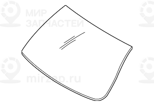 Лобовое зел.,серая полоса,датч.дождя RS
 BMW 51317202872