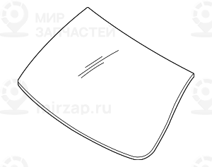 Лоб.ст. зелен.датч.инт.дождя/вирт.дисп.
 BMW 51317292400