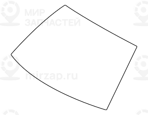 Лобовое стекло,зеленое с полутон.клином
 BMW 51317333821