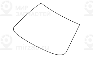 Лобовое стекло с зелен.солнцезащ.полосой
 BMW 51318172406