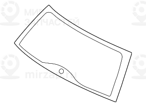 Заднее стекло Gruen
 BMW 51318255292