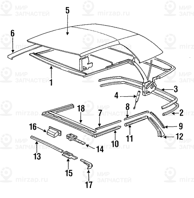 Уплотнитель П Зд
 BMW 51328103194