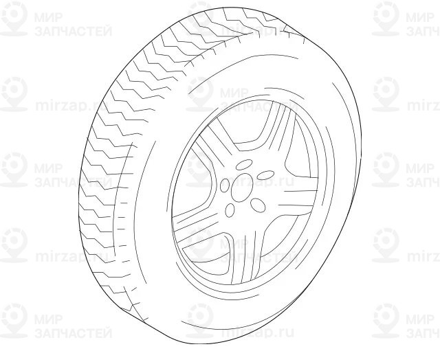 Запчасть Mercedes-Benz A0004004200