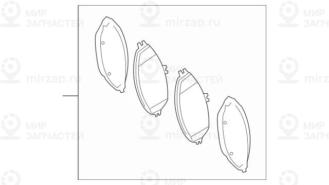 Запчасть Mercedes-Benz A0004203404