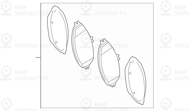 Запчасть Mercedes-Benz A0004204603