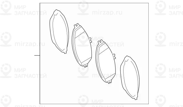 Запчасть Mercedes-Benz A0004208403