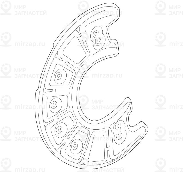 Запчасть Mercedes-Benz A0004213520