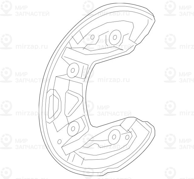 Запчасть Mercedes-Benz A0004230100