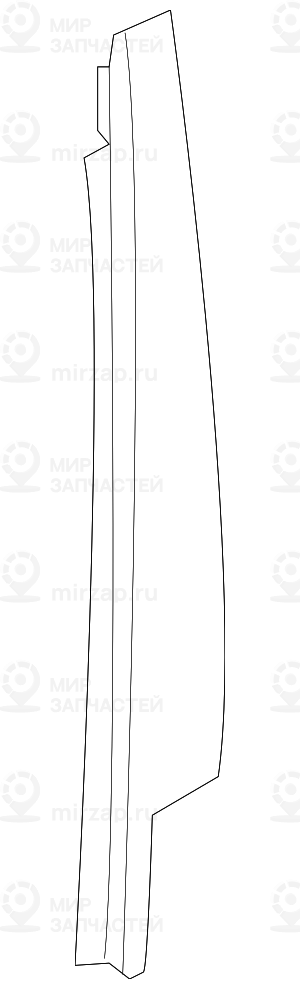 Наклад.рамы окна/центр.стойки двери П Пд SCHWARZMATT
 BMW 51333427640