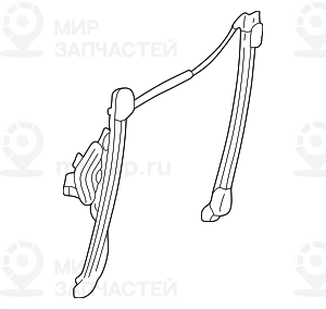 Стеклоподъемник без двигателя Л Пд
 BMW 51333448249