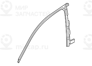 Уплотнитель двери Л Пд
 BMW 51337033801