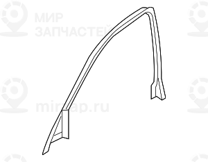 Щиток оконной рамы двери П Пд
 BMW 51337171202