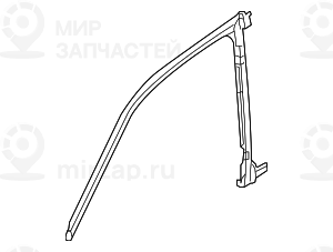 Уплотнитель замыкающ.щитка П
 BMW 51337179432