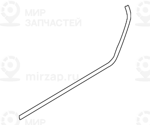 Уплотнитель стыка двери, порог Л
 BMW 51337221179