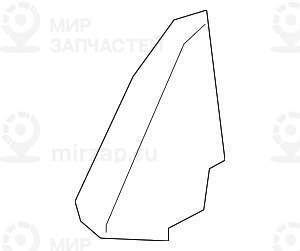 Угловая накладка л внутр
 BMW 51337269361