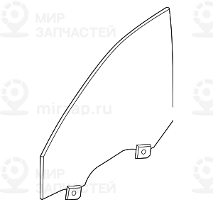 Seitenscheibe Grьn Tьr Vorne Links
 BMW 51337339455