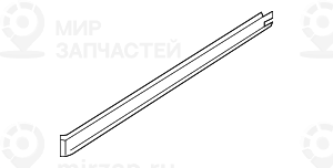 Уплотнитель Шахты Стекла Л Пд Внутр
 BMW 51337428675