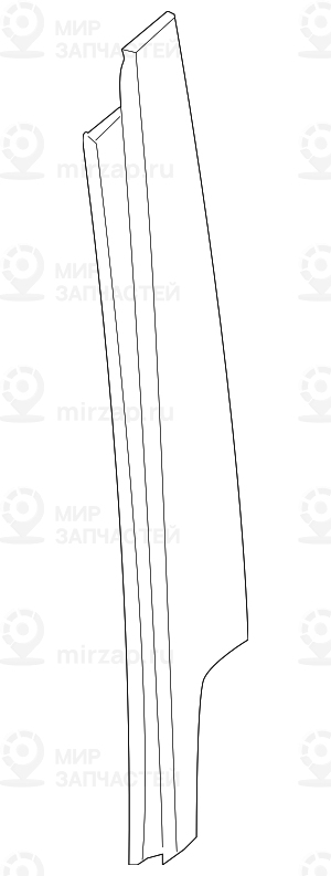 Наклад.рамы Окна/Центр.стойки Двери П Пд
 BMW 51337429388