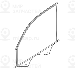Боковое стекло двери л пд
 BMW 51337430937