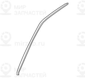 Накладка рамы окна/верхн.ч.двери Л Пд ALU-SATINIERT
 BMW 51338036777