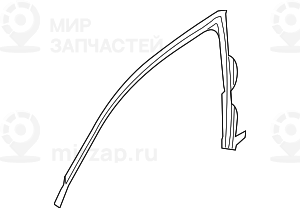 Уплотнитель двери Л Пд
 BMW 51338223827