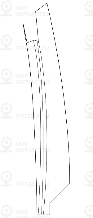 Наклад.рамы окна/центр.стойки двери Л Пд
 BMW 51338223833