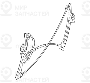 Стеклоподъемник Без Двигателя Л Пд
 BMW 51338497027