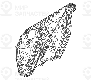 Tr?ger T?r Vorne Links
 BMW 51339463719
