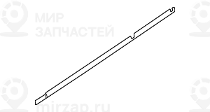 Защитный молдинг шахты Л Наруж GLANZSCHWARZ
 BMW 51347890693