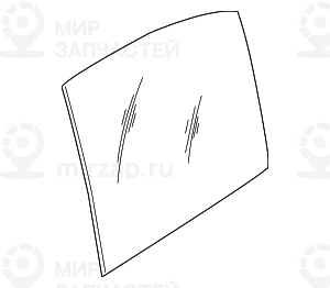 Боковое стекло Л зелен.
 BMW 51348159171